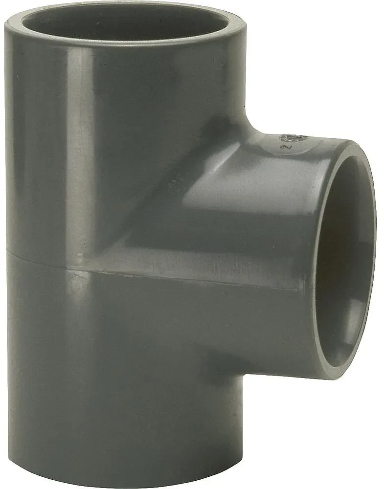 PVC-U Klebefitting T-Stück 90° (Ausführung: 16 mm. DN: 10)