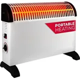 Alpina Konvektor Heizlüfter 1500W – Elektrischer Heizkörper Freistehend – Heizstrahler mit Einstellbarem Thermostat – Elektroheizung für I... - Weiß