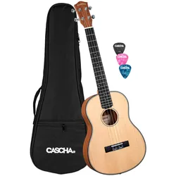Cascha Bariton Ukulele Mahagoni Fichte Solid Top