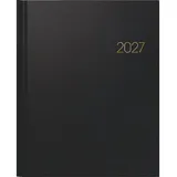 Brunnen Buchkalender Manager Wt7 21 × 26 cm schwarz 2027