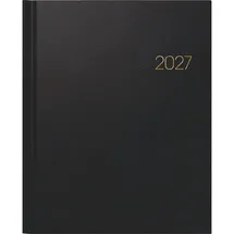 Brunnen Buchkalender Manager Wt7 21 × 26 cm schwarz 2027