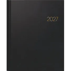 Brunnen Buchkalender Manager Wt7 21 × 26 cm schwarz 2027