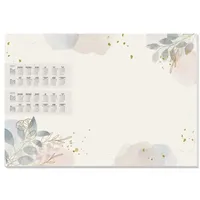 Sigel Papier-Schreibunterlage »Pastel Garden« 30 Blatt 59,5/41,0 cm weiß, 59.5x41 cm