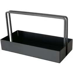 Deko Tablett Como schwarz