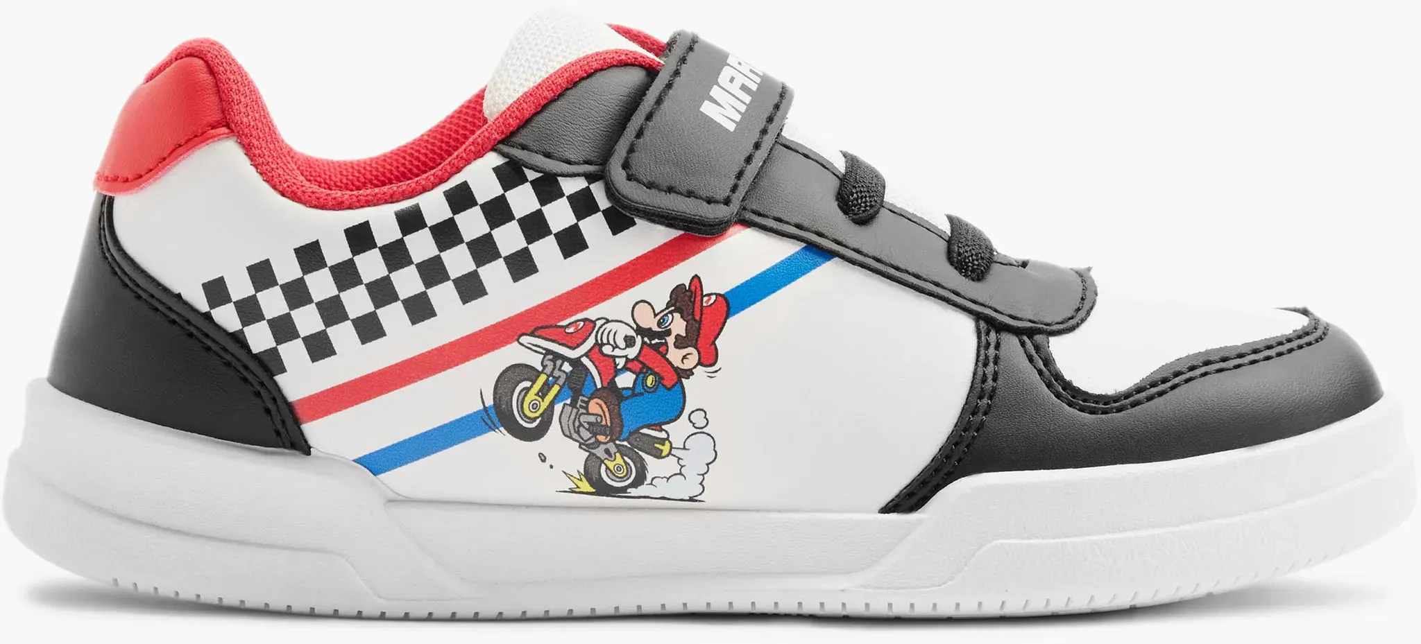 Super Mario  Sneaker Weiß, Kinder, Größe: 30, Material: PU/Textil - Super Mario  Sneaker Weiß, Kinder, Größe: 30, Material: PU/Textil - man - Weiss