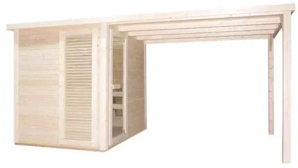 DM-San Duschmeister Outdoorsauna Sano 694 für.. - Duschmeister Sauna