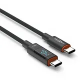 Ansmann USB-C Ladekabel 200 cm anthrazit