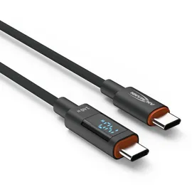 Ansmann USB-C Ladekabel 200 cm anthrazit