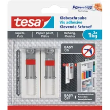 Tesa Klebeschraube verstellbar 1 kg 2 St.