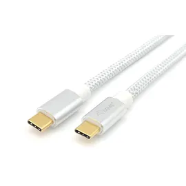 Equip USB-C 0,5 m Weiß/Silber