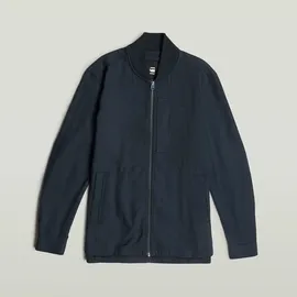 G-Star Bomber Collar Zip Überhemd Dunkelblau XL