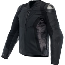 Dainese Avro 5 Lederjacke - Schwarz/Dunkelgrau / 58