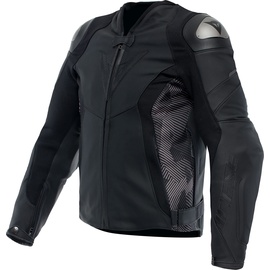 Dainese Avro 5 Lederjacke - Schwarz/Dunkelgrau / 58
