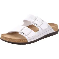 ROHDE Damen Pantolette Schnalle Rodigo-D 5872, Größe:41 EU, Farbe:Silber - 41