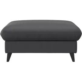 Cotta Stauraumhocker Pike Leder 102 x 45 x 0 cm Schwarz