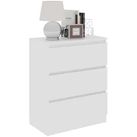 vidaXL Sideboard 60 x 76 x 33,5 cm Weiß