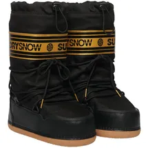 Superdry Damen Schneestiefel schwarz 36-37