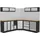 Kraftwerk Mobilio 5er Kombi, Unterschranke, Eckschrank, Oberschrank, 3964O