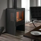 hergom Glance MV Kaminofen Gusseisen Schwarz