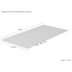Erst-Holz Überlanger Rollrost „Extra“ besonders stabil 20 Leisten optionale Breite V-70.92-220120 x 200