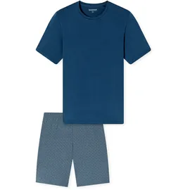 SCHIESSER Pyjama Casual Essentials Blau 58