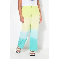 Angel Of Style by Happy Size Angel of Style Schlupfhose Hose gerades Bein Farbverlauf Grün 48