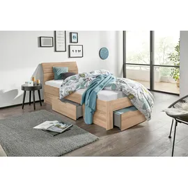 Rauch Kinderbett FLEXX 95 x 209 cm Holz lackiert braun beige