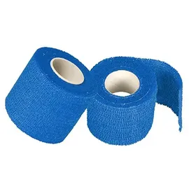 Lifemed Pflasterverband selbsthaftend 5 m x 5 cm blau 6 St.