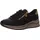 Rieker N9501 Damen Weit Schwarz/Ginger-Gold 39