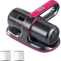 Matratzenreinigungsgerät Milbensauger Matratzenreiniger Milbenstaubsauger Akku Handstaubsauger,Beutellos, mit UV-Licht 99,9 % für Matratzen Bette...