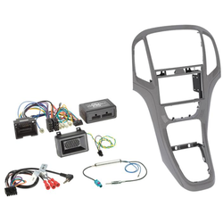 Astra Komplett Kit 2-DIN Titan Grey