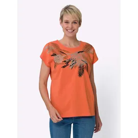 Classic Basics Sieh an! Kurzarm-Shirt in orange-cognac | Gr.: 38