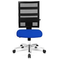 TOPSTAR Bürodrehstuhl X-PANDER, Netzrückenlehne, schwarz/blau