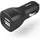 Hama KFZ-Ladegerät 2x USB-A 12 W Schwarz