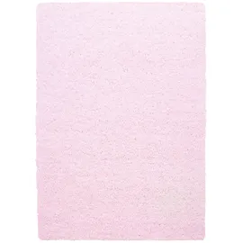 KADIMA DESIGN Teppich Hochflor Unifarben 300 x 400 cm Pink
