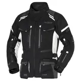 BÜSE Highland III Textiljacke Schwarz/Hellgrau 42