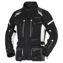 BÜSE Highland III Textiljacke Schwarz/Hellgrau 42