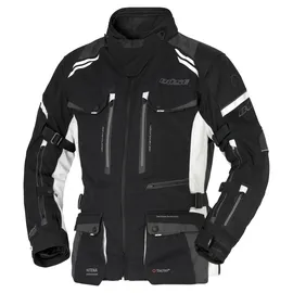 BÜSE Highland III Textiljacke Schwarz/Hellgrau 42