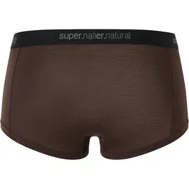 super.natural Tundra 175 Boyfriend Boxershorts - Chocolate Bean - XS