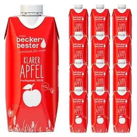 Beckers Bester KLARER APFEL Direktsaft 12x 0,33 l