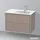 Duravit Waschtischunterschrank 2 Auszüge 81 x 47,8 x 56 cm Basalt Matt