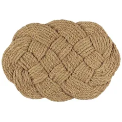 IB Laursen Türmatte Ozean aus Kokosfasern, L75 x B50 x H3,7 cm, natur