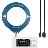 0,5-108 MHz Tragbares Mini-Radio mit 1,9-Zoll-IPS-Bildschirm LSB/USB/AM/FM Mini-Taschenradio Allband-Radioempfänger mit Antenne