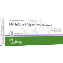 Milchsäure Pflüger Potenzakkord