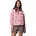 Printed Cropped Half Snap Sweatshirt Rosa M