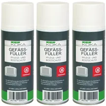 KOKA 3x Gefäßfüller Unbrennbar 400ml