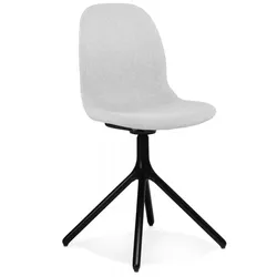 Metall Stuhl mit Textilpolster | Esszimmerstuhl mit Polsterung | Designerstuhl PAVONIS für Komfort | Moderner Stil | Kadima Design