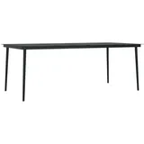 vidaXL Gartentisch 200 x 100 x 74 cm Schwarz