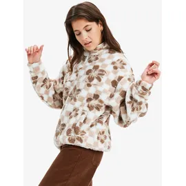 Roxy Strickfleece-Pullover Braun M