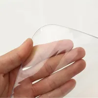 Transparente Schreibtischunterlage aus PVC, groß, mattiert, für Büro, Zuhause, Schule, Schreibtisch, 1/2/3 mm dick, wasserdicht, rutschfest, 3 mm, 80 x 140 cm